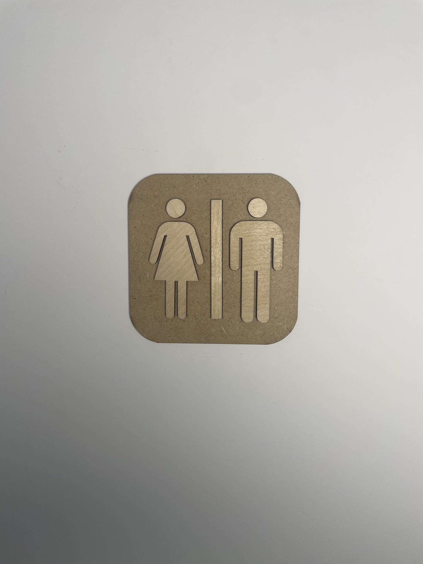 Pictogramme WC Toilettes en bois - Signalétique Panneau de porte Ma boutique