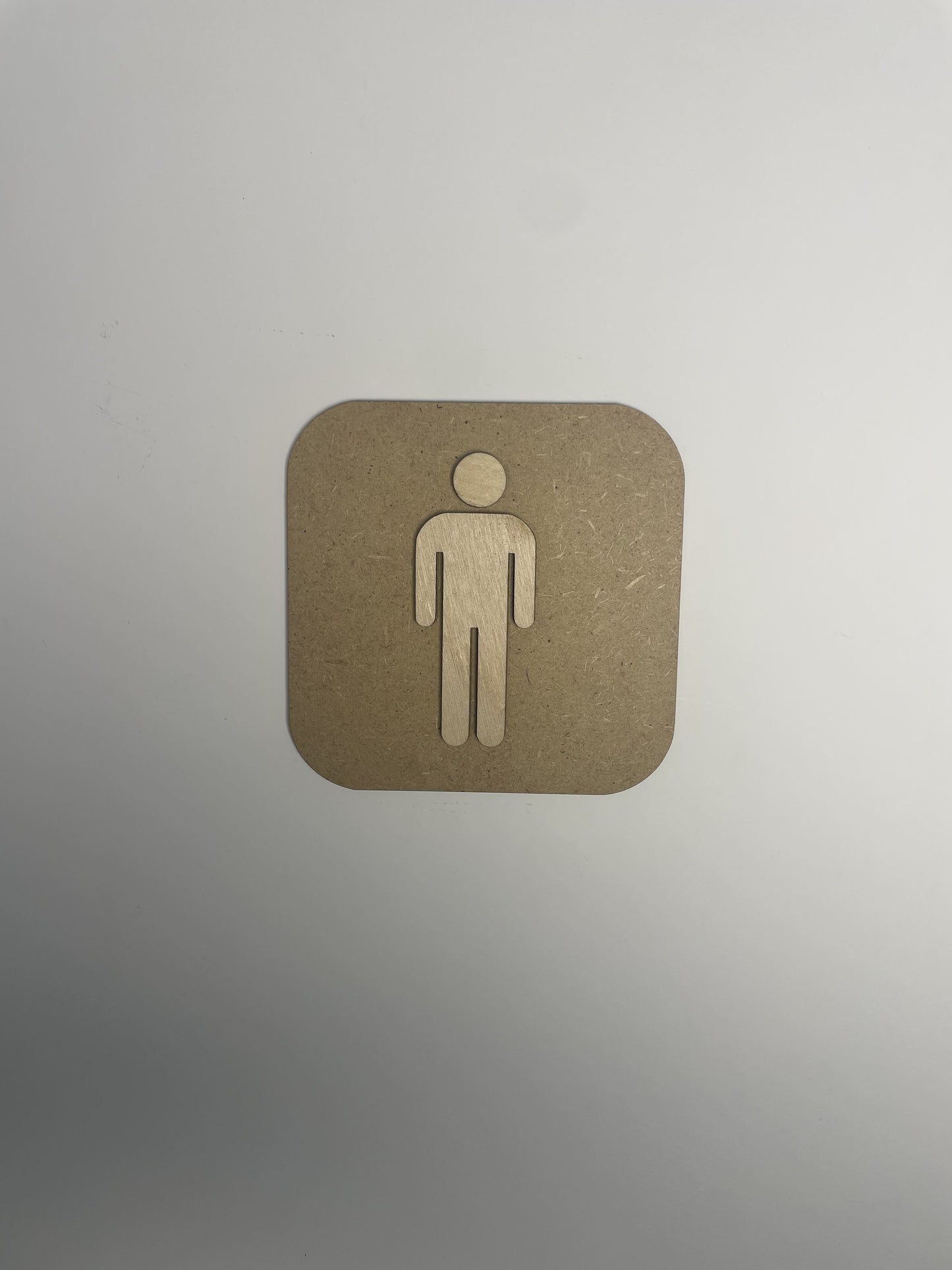Pictogramme WC Toilettes en bois - Signalétique Panneau de porte Ma boutique