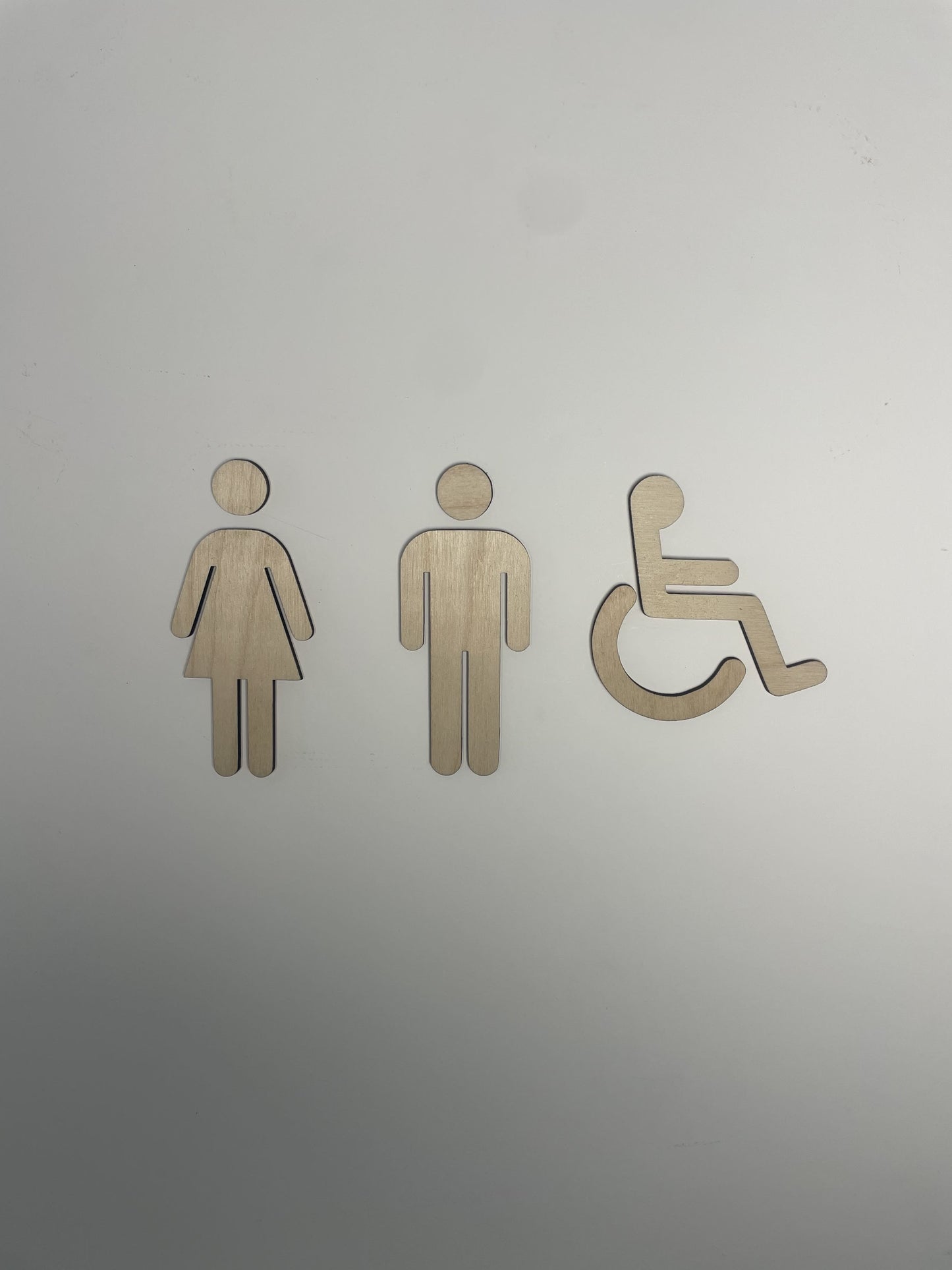 Pictogramme WC Toilettes en bois - Signalétique Panneau de porte (Copie) Ma boutique