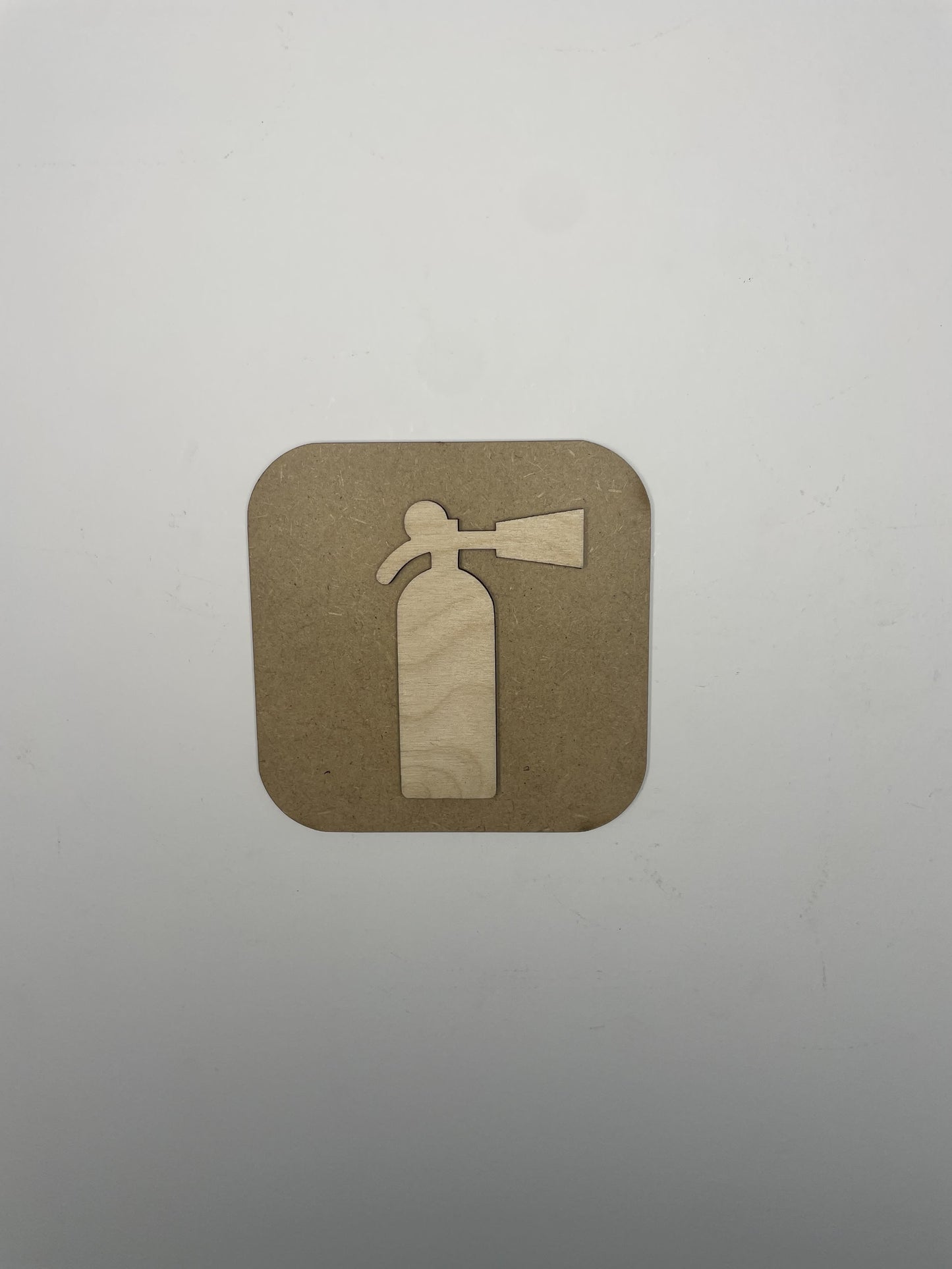 Panneau Extincteur bois - Signalétique Pictogramme en bois Ma boutique