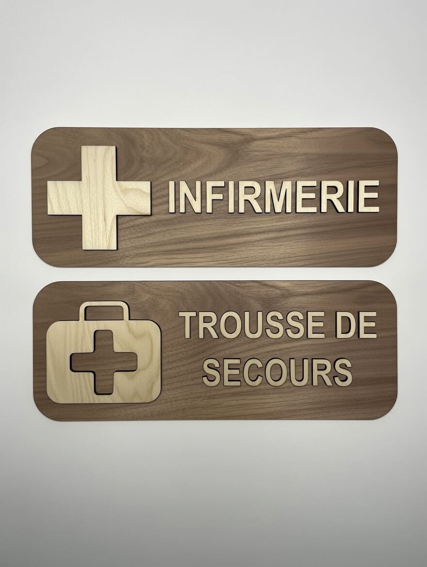 Panneau Premiers secours / Trousse de secours, soin - Signalétique Pictogramme