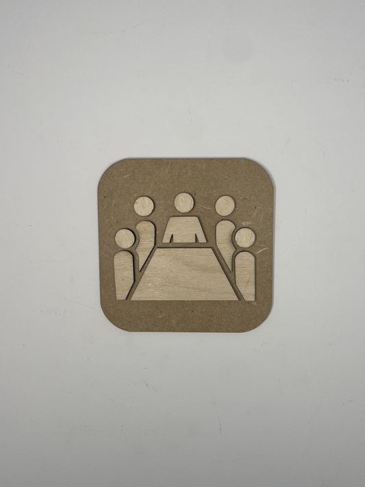 Panneau signalétique "i" Information en bois – pictogramme info – signalisation élégante et visible (Copie) Ma boutique