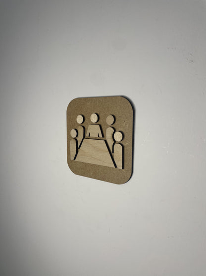 Panneau signalétique "i" Information en bois – pictogramme info – signalisation élégante et visible (Copie) Ma boutique