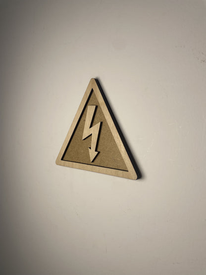 Panneau signalétique "Local ménage" en bois – pictogramme balai/seau (Copie) Ma boutique