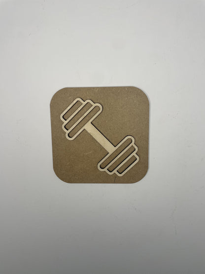 Panneau Salle de musculation - Signalétique plaque de porte salle de sport Ma boutique