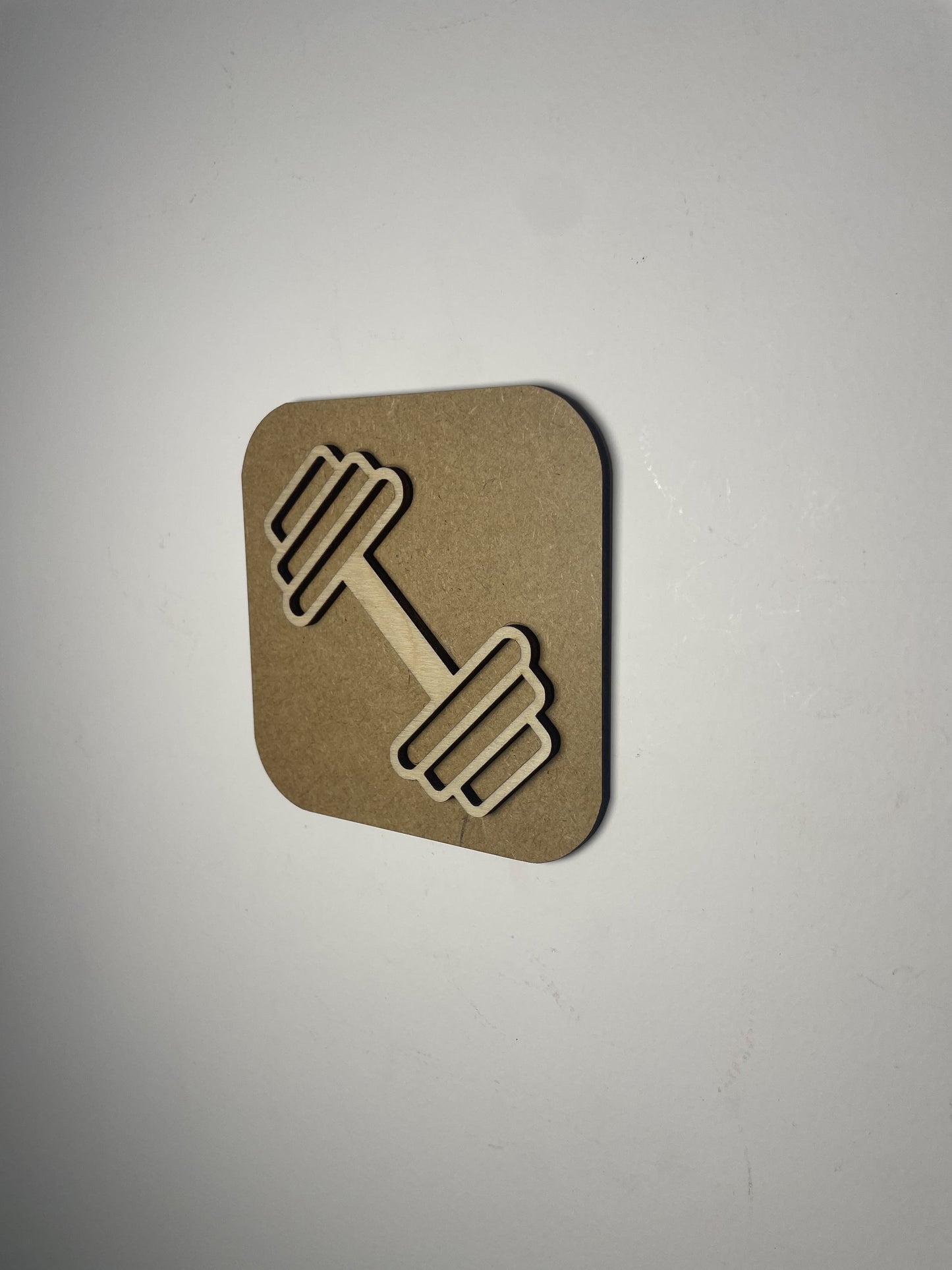 Panneau Salle de musculation - Signalétique plaque de porte salle de sport Ma boutique