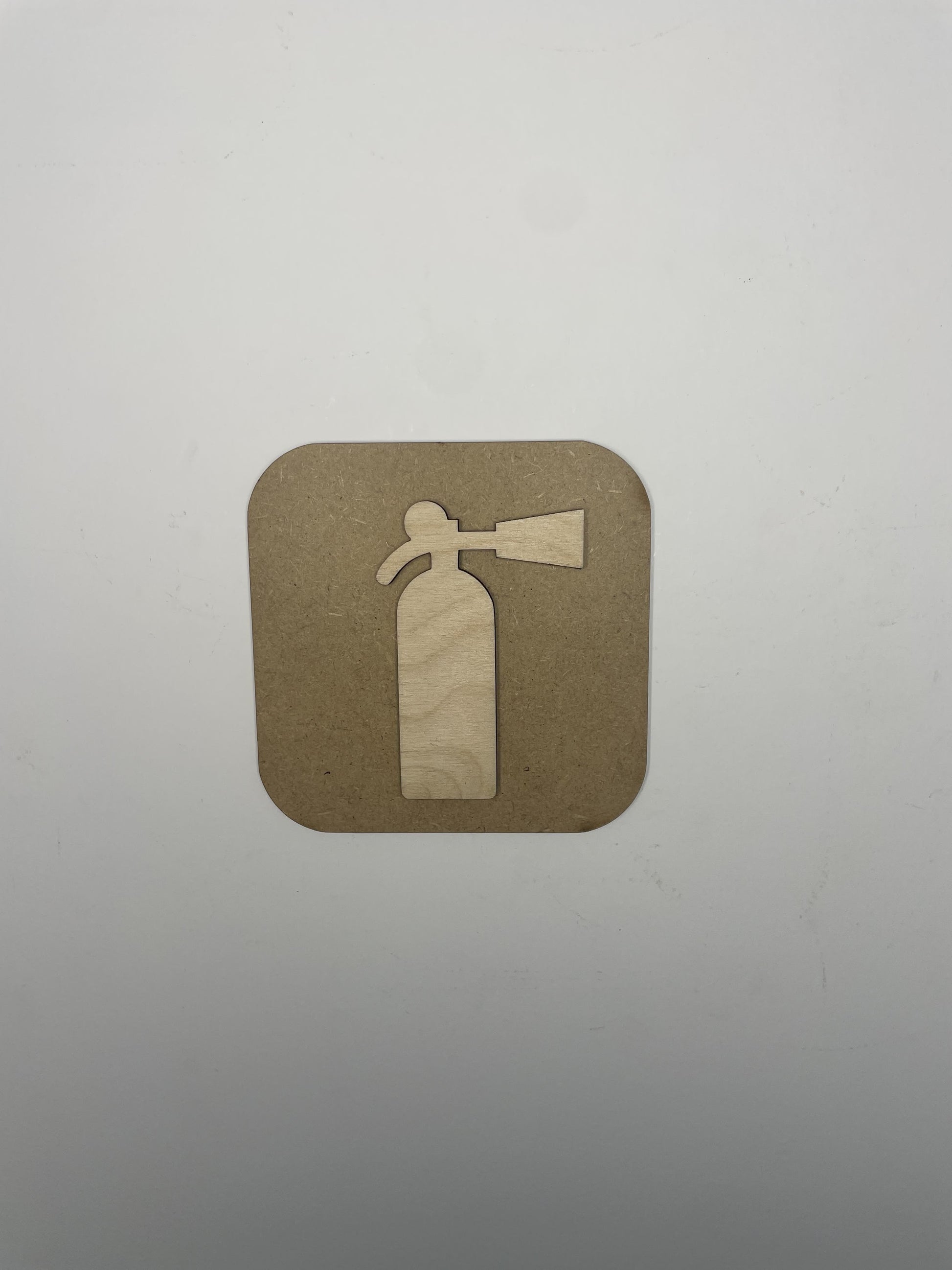 Panneau Extincteur bois - Signalétique Pictogramme en bois Ma boutique