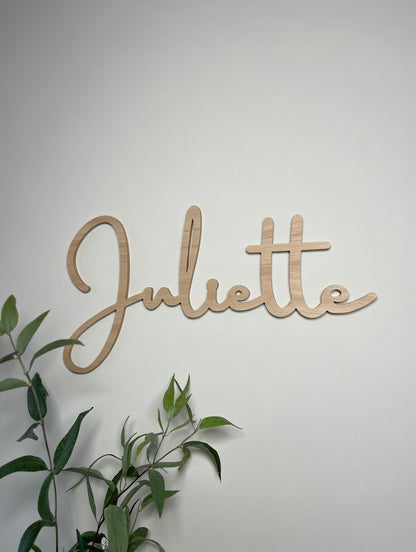 Prénom en bois personnalisé - décoration murale prénom, enfant Disney & autre polices